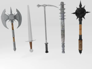 m&eacute;di&eacute;val Modèle 3D