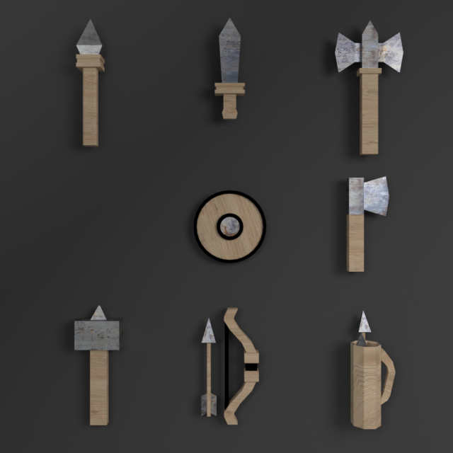 low poly Modèle 3D .c4d .max .obj .3ds .fbx .stl .blend 