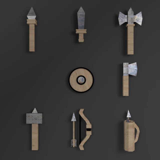 poli rendah Model 3D .c4d .max .obj .3ds .fbx .stl .blend 