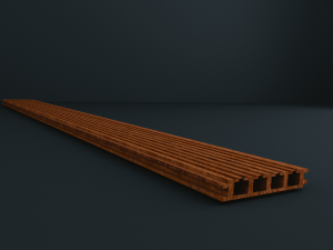 tile wood Model 3D