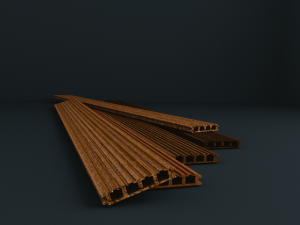tile wood Model 3D