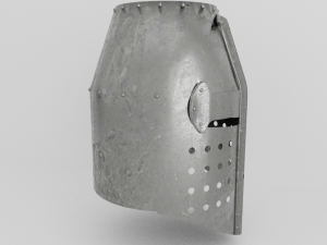 helmet medieval Modelo 3D