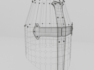 helmet medieval Modelo 3D