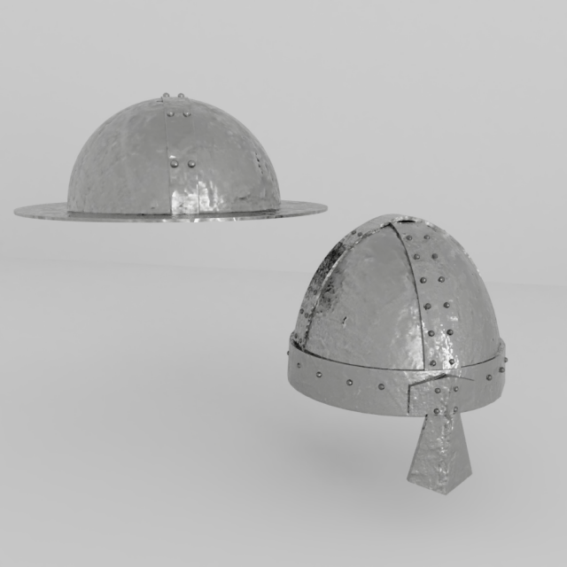 helmet medieval 3 3D Model .c4d .max .obj .3ds .fbx .stl .blend 