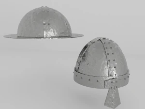 helm abad pertengahan 3 Model 3D