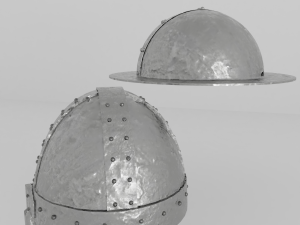 helmet medieval 3 3D Model