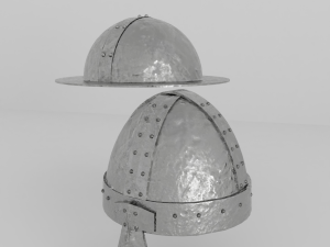 helmet medieval 3 3D Model