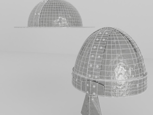 helmet medieval 3 3D Model