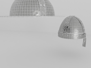helmet medieval 3 3D Model