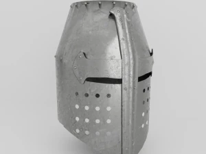 helmet medieval 4 3D Model