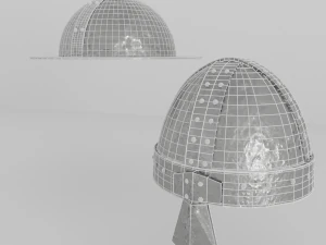 helmet medieval 4 3D Model