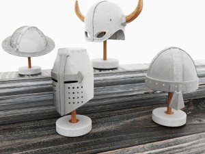 helmet medieval 4 3D Модель
