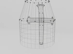 helmet medieval 4 3D Model