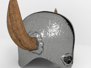 helmet medieval 4 3D Model