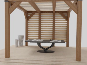p&eacute;rgola Modelo 3D