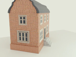 building house low poly 3D Model