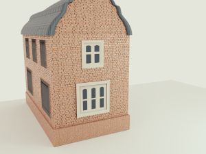 building house low poly 3Dモデル