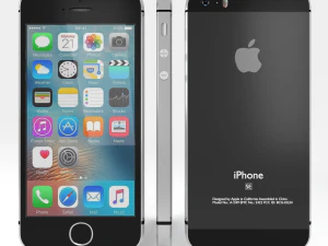 яблочный айфон се 3D Модель