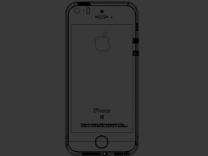 apple iphone se 3D मॉडल