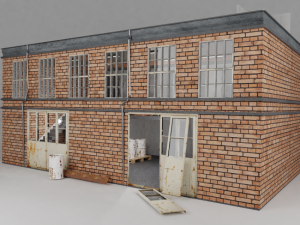 building warehouse factory fps Model 3D