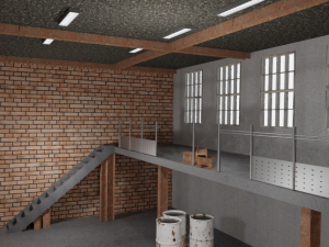 building warehouse factory fps Model 3D