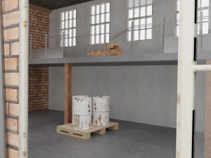 building warehouse factory fps Model 3D