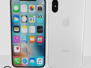 iphone x apple 3D मॉडल