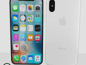 iphone x ma&ccedil;&atilde; Modelo 3D