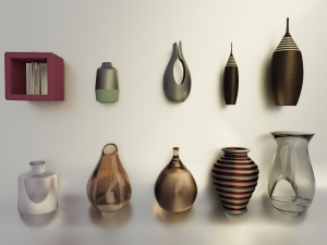 vase pack x25 3Dモデル