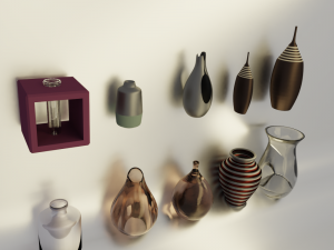 vase pack x25 3Dモデル