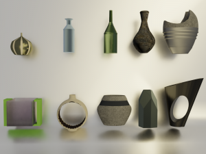 vase pack x25 3Dモデル