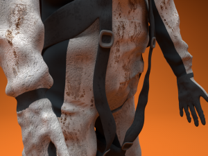 astronaut rig character Model 3D