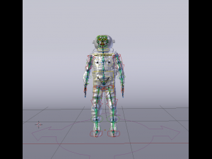 astronaut rig character Model 3D