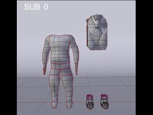 astronaut rig character Model 3D
