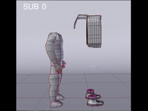 astronaut rig character Model 3D