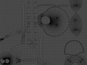 astronaut rig and scene 3D Model
