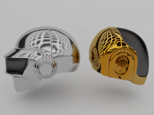 helmet daft punk 3D Model