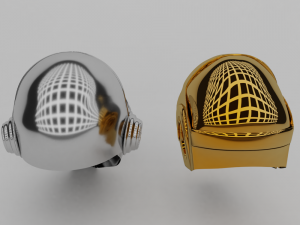 helmet daft punk 3D Model