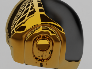 helmet daft punk 3D Model