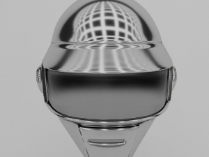 helmet daft punk 3D Model