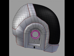 helmet daft punk 3D Model