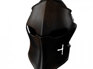 helmet dark visored medieval 3D Модель
