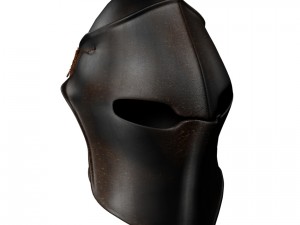 helmet dark visored medieval 3D Модель