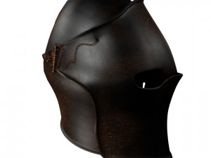 helmet dark visored medieval 3D Модель