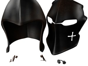 helmet dark visored medieval 3D Модель