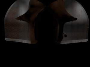 helmet dark visored medieval 3D Модель