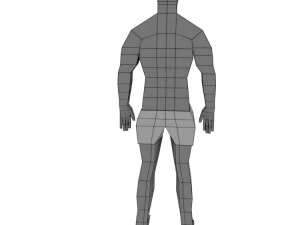 base mesh character free 3D Model