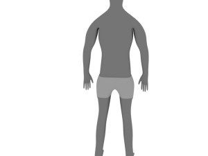 base mesh character free 3D Модель
