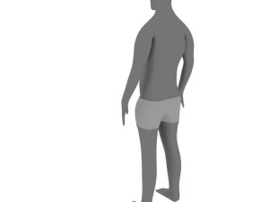 base mesh character free 3D Модель