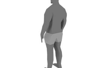 base mesh character free 3D Модель